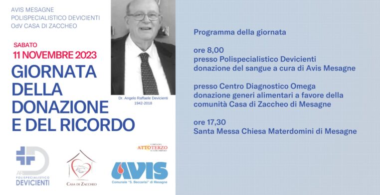 Partecipa alla Giornata della Donazione e del Ricordo – Riceverai un Biglietto Omaggio!